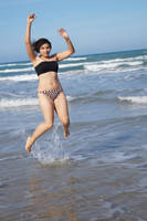 Seaside jump by princessaeris