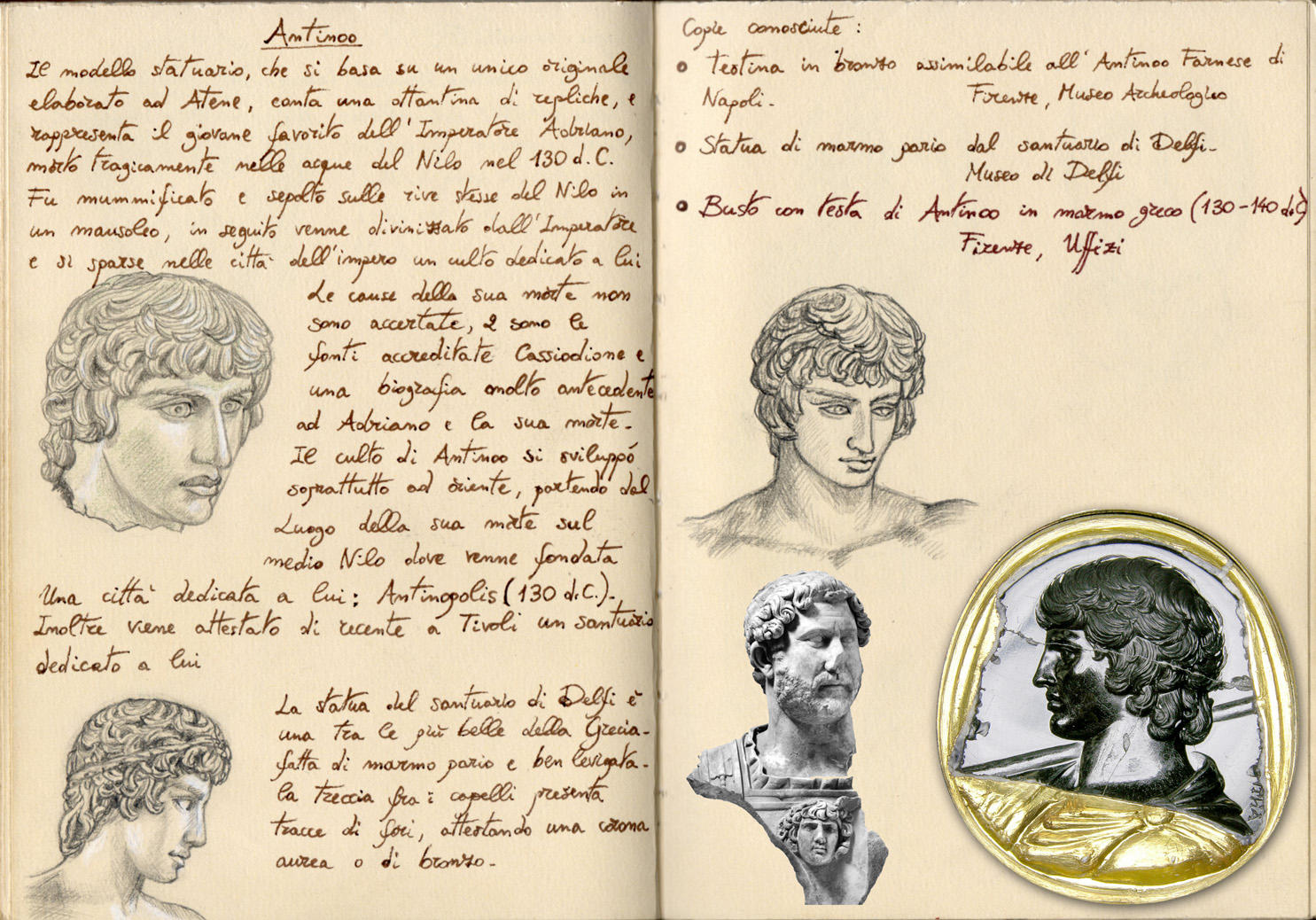 Antinous Death by Panaiotis