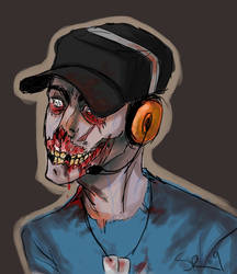 TF2 - Zombie Scout by SuperKusoKao