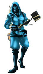 TF2 - Lady Pyro by SuperKusoKao