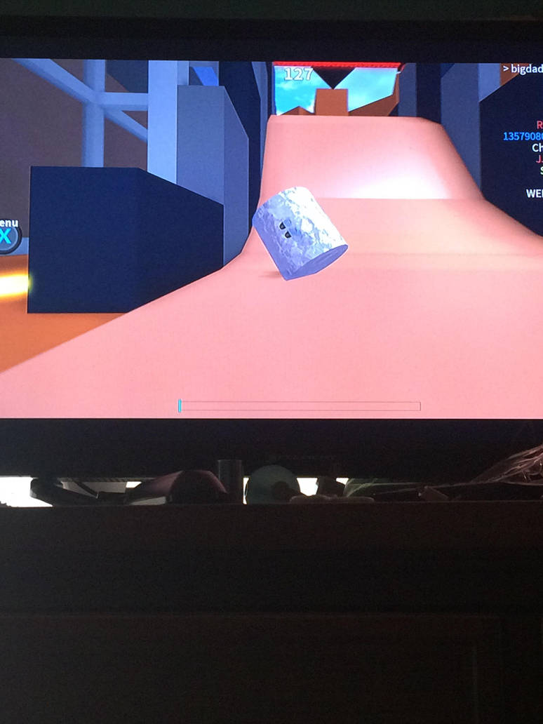 Playing Roblox On My Brothers Xbox One By Pupgirl2 On Deviantart - playing roblox on my brothers xbox one by pupgirl2