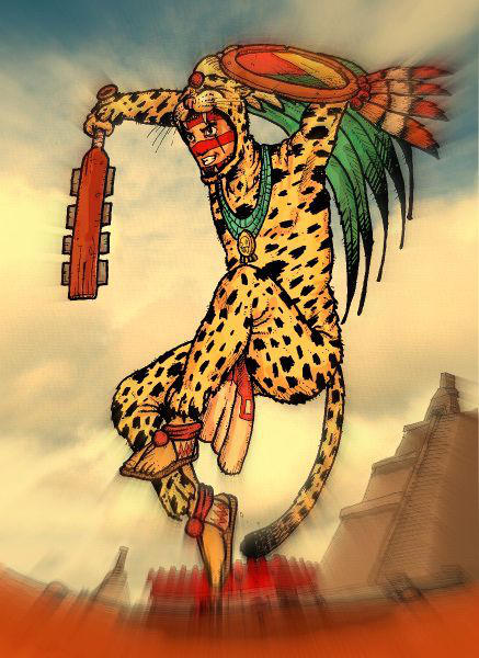 jaguar warrior by mister-crab