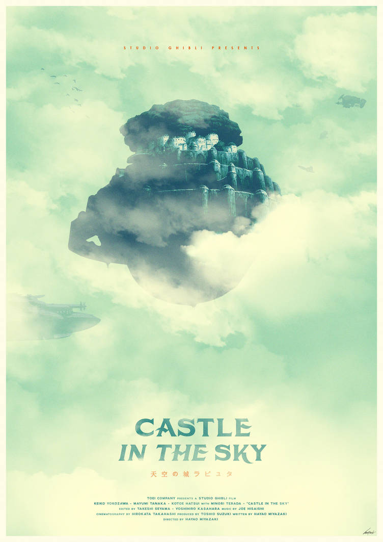 Spirit of Strength - Castle in the Sky Poster by edwardjmoran