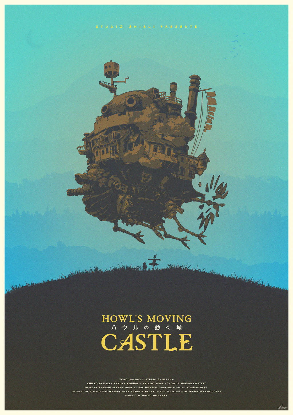 Spirit of the Demon - Howl's Moving Castle Poster by edwardjmoran