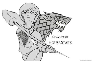 Arya Stark by Fox-n-Box