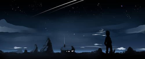 quick night sketch by Fox-n-Box