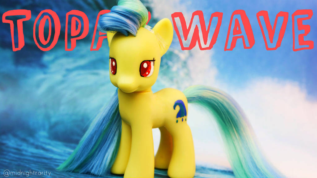 Topaz Wave- My Little Pony Custom Brushable! OOAK by MidnightRarity