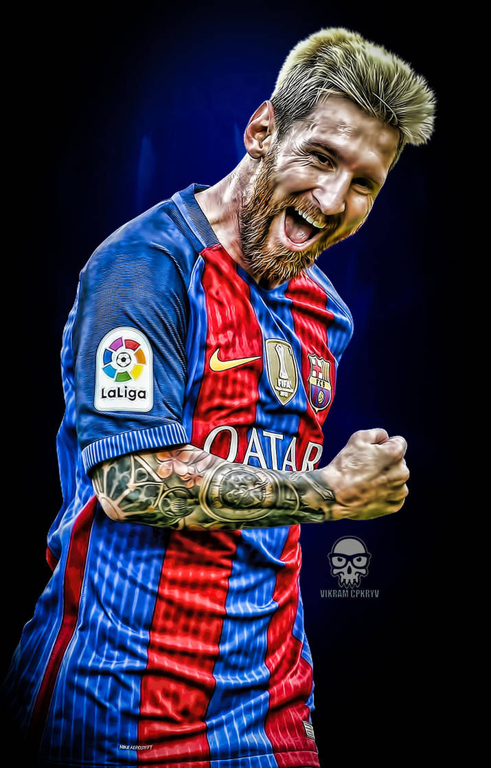 Messi Fc Barcelona Lockscreen Wallpaper By Vikramcpkryv On Deviantart