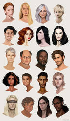 Shadowmarch face claims by Enife