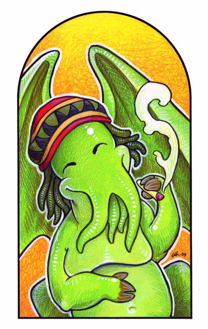 Rasta Cthulhu by ursulav