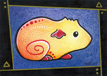 Vivid Guinea Pig by ursulav
