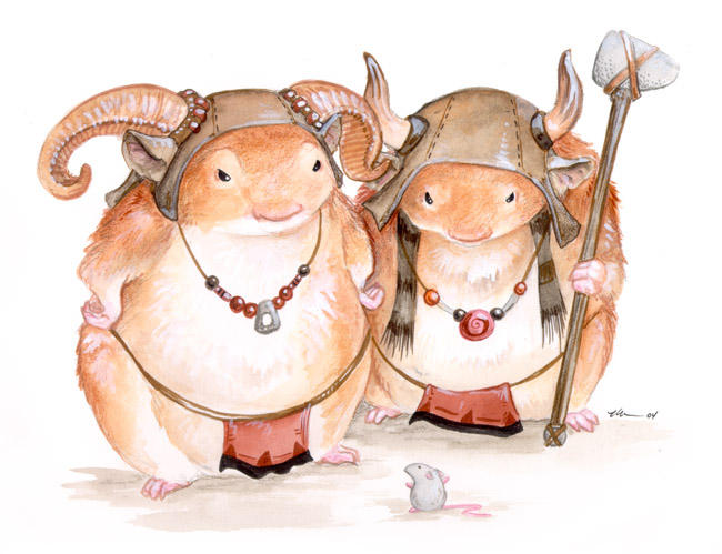 Battle Hamsters of the North by ursulav