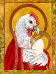 Madonna And Egg by ursulav