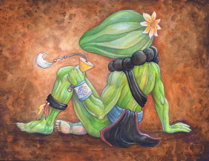 Squash Kachina by ursulav