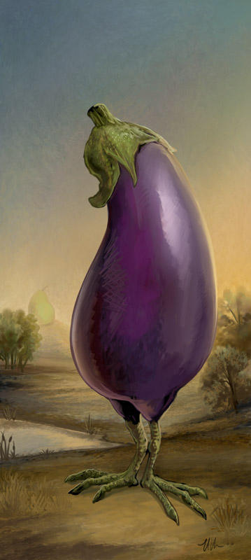 The Great Eggplant of Kalamata by ursulav