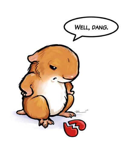 Hamster Heartbreak by ursulav