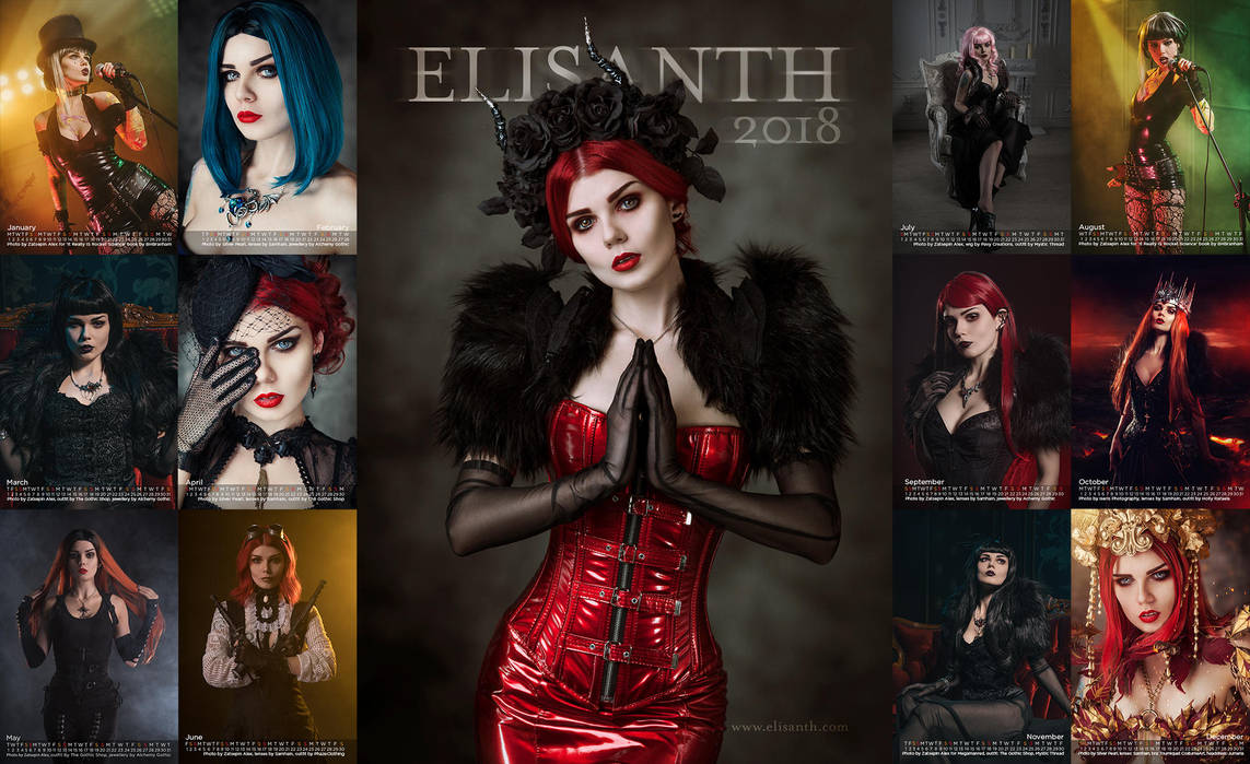 Gothic-Fetisch Calender 2018 Nude Photos 21 Gothic-Fetisch Calender 2018 Nude Photos 3