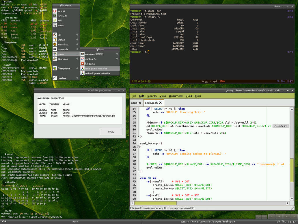FreeBSD 6.2 + Fluxbox by vermaden