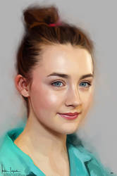 Saoirse Una Ronan by sahabiha