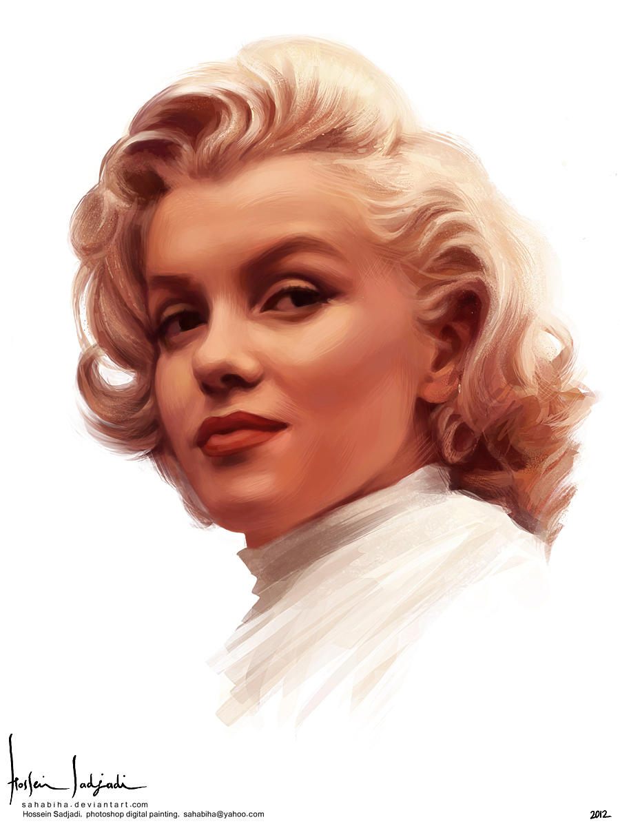 Marilyn Monroe by sahabiha