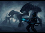 Alien Attack by blackbird-art