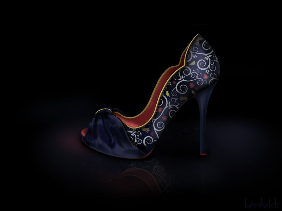Snow White's Shoe - Disney Sole by becsketch