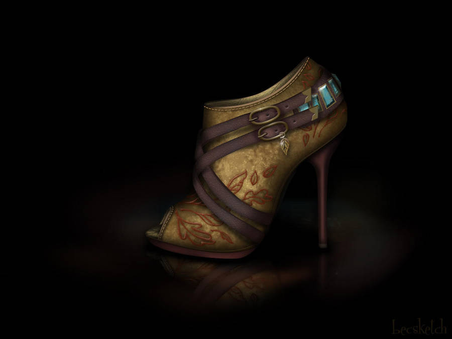 Pocahontas Shoe - Disney Sole by becsketch