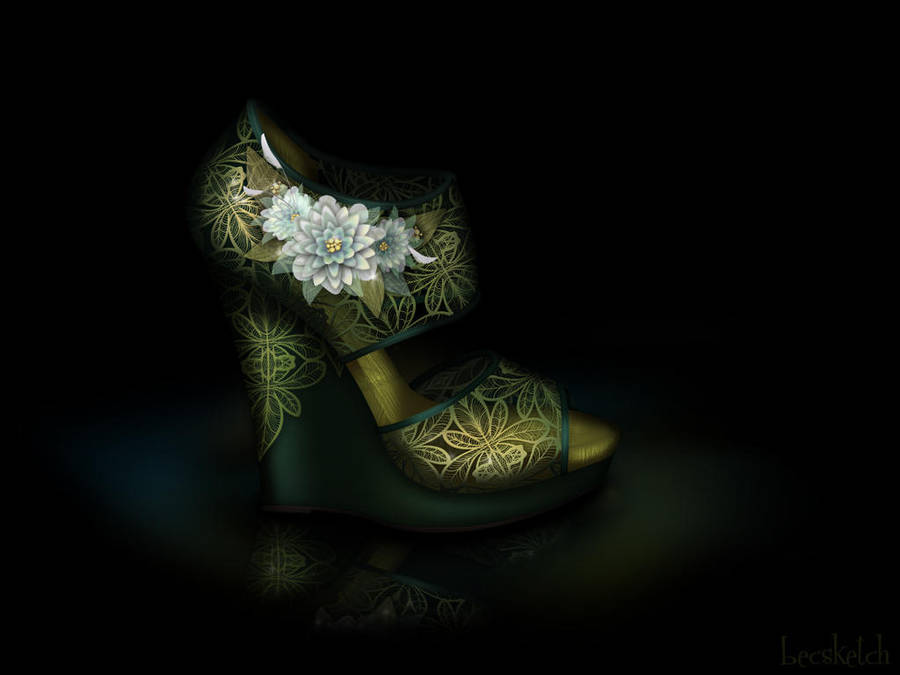 Tiana's Shoe - Disney Sole by becsketch