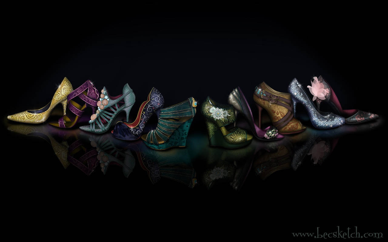 The Princesses' Shoes - Disney Sole by becsketch