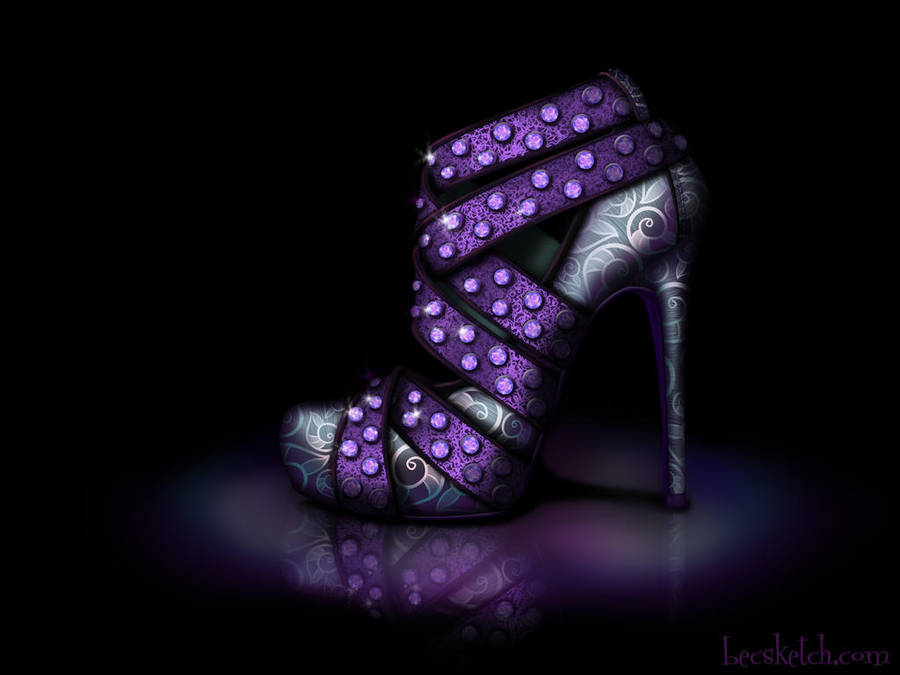 Ursula Inspired Shoe - Disney Sole by becsketch