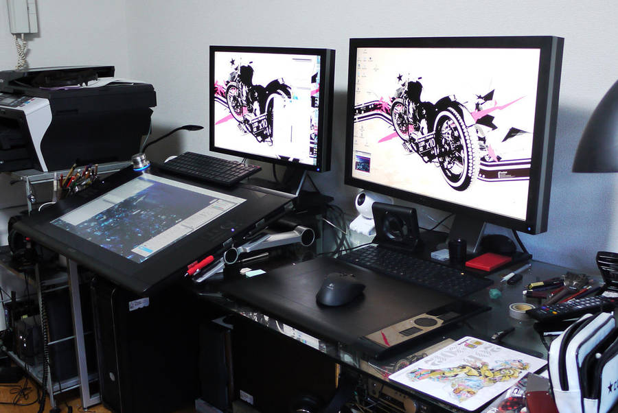 My Desk by redjuice999