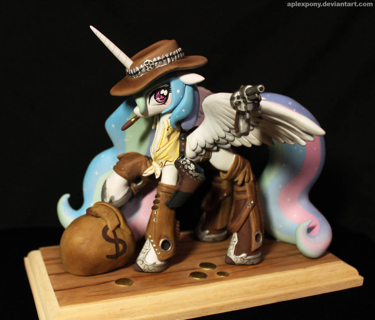 Celestia western ver. by AplexPony