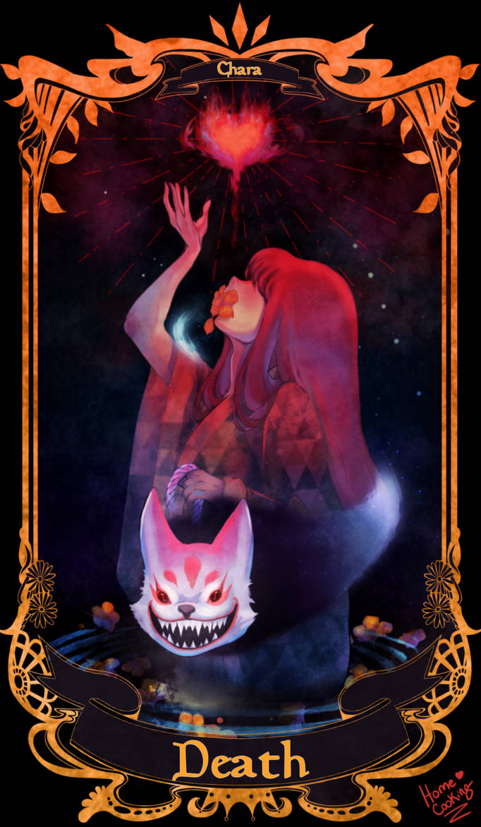 Undertale Tarot Card Chara by ZahForbiddenArtist on DeviantArt