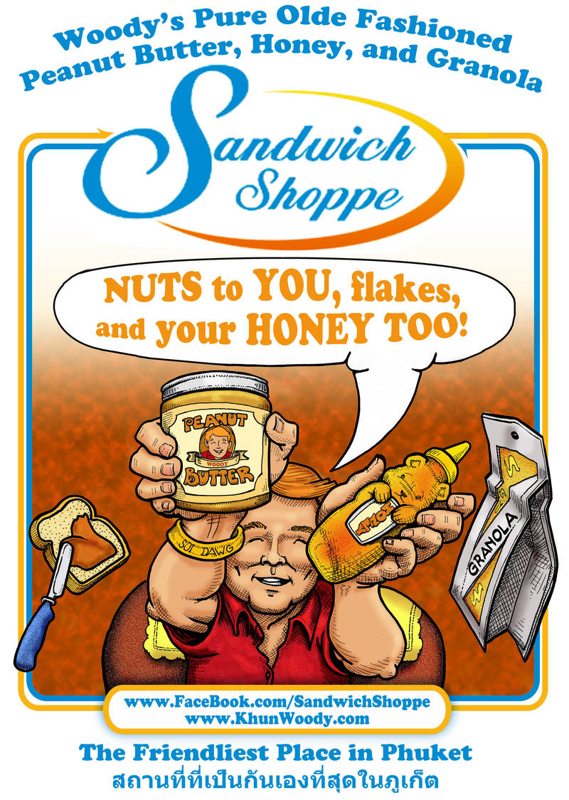 Sandwich Shoppe Ad: Nuts to you! by sethness