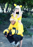 Pokemon Gijinka electric types by Shiya