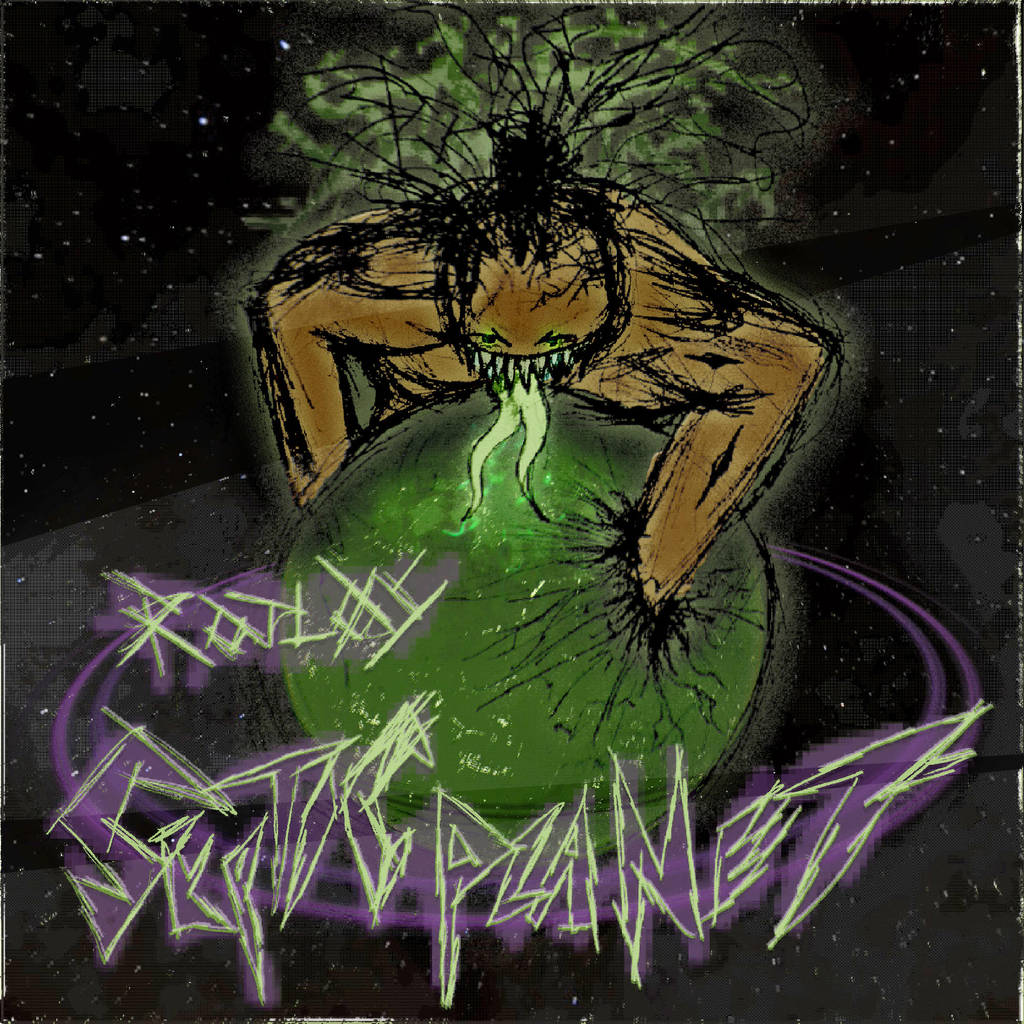Rotlos - Septic Planet - album artwork by Poowis