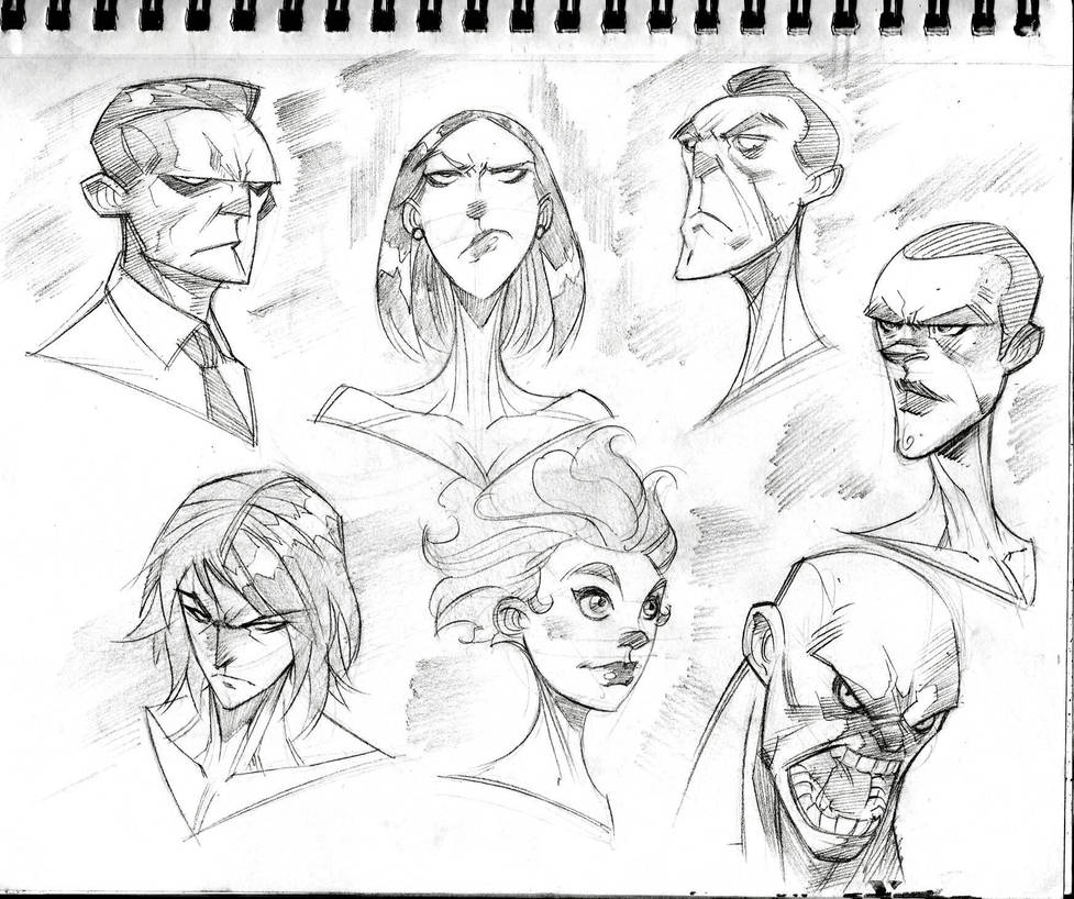Penchill Sketches by COLOR-REAPER