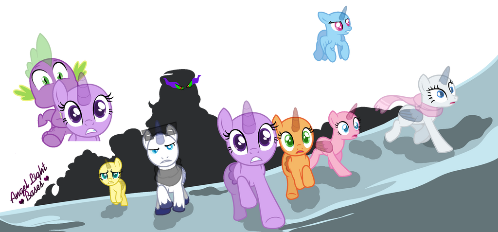 MLP FiM base |RUN AWAY!!! | by AngelLight-Bases on DeviantArt