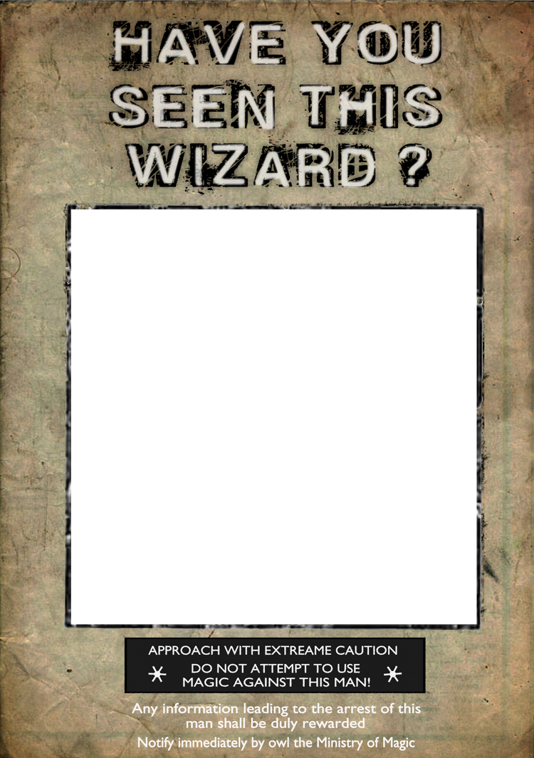 Harry Potter Poster Template Choice Image Free Templates For Harry Potter Style Wanted Poster Template By Thereallj On Deviantart