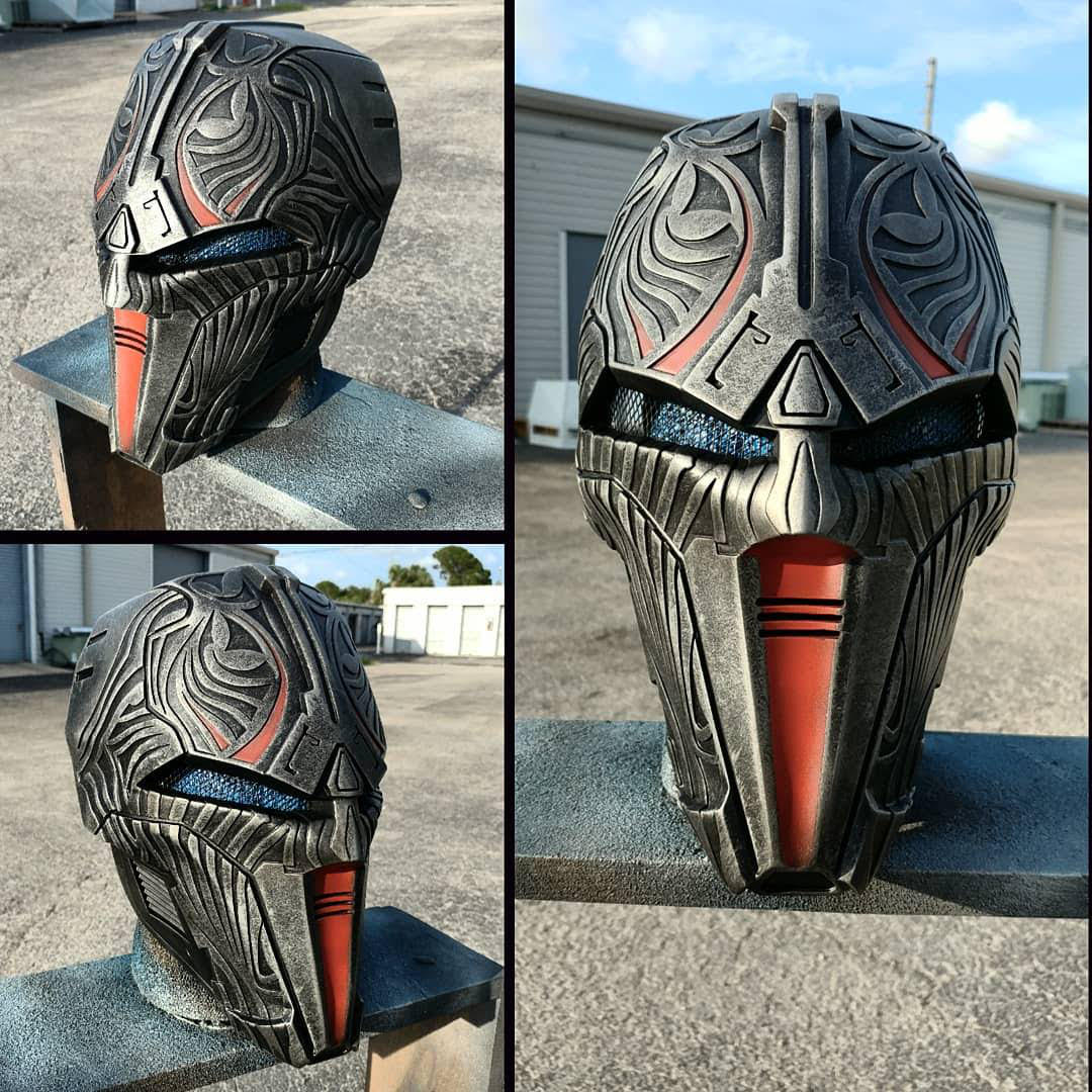 Sith Acolyte Mask Replica - RustySpratt Casting by JohnsonArmsProps
