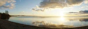 lough neagh panoramic by ghostdog7
