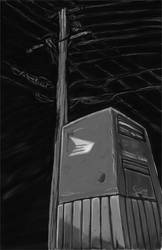 lamppost by madhorseman
