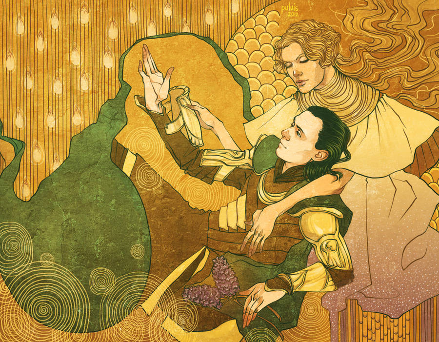 Loki and Frigga by Pulvis