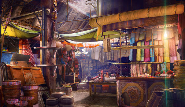 Marrakesh Marketplace by WolfeWOLF