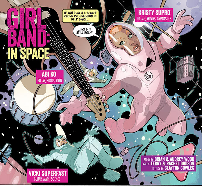 GIRLBAND: IN SPACE Preview by TerryDodson