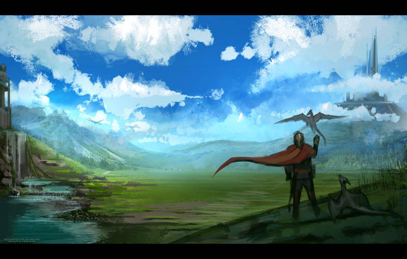 Daily painting : Dragon trainer by TheFearMaster