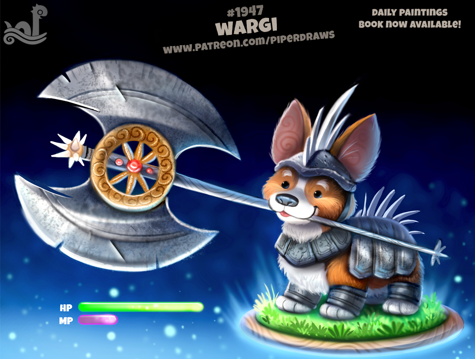 Daily Paint 1947# Wargi by Cryptid-Creations