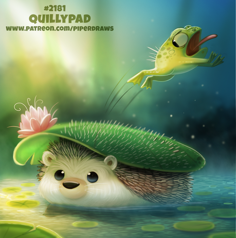 Daily Paint 2181. Quillypad by Cryptid-Creations