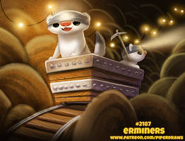 Daily Paint 2187. Erminers by Cryptid-Creations