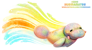 Daily Paint 2200. Huemanatee by Cryptid-Creations